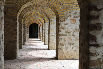 Corridor of old building