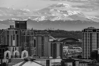 Cityscape against sky