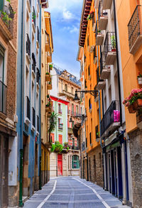 Street amidst buildings in city