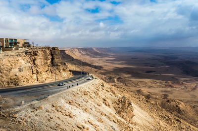 Scenic view of road against sky