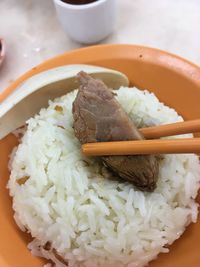 Close-up of food in bowl