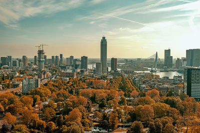 Cityscape against sky