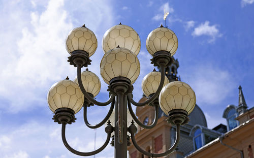 Street lamp in sundsvall during the day