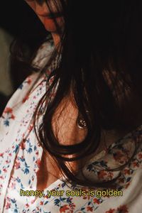 Close-up portrait of a girl