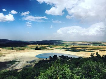 Scenic view of landscape against sky