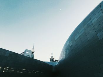 Low angle view of building against sky