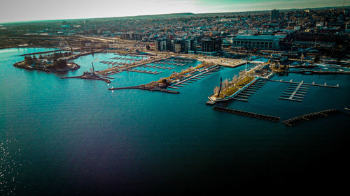 The thunder bay marina