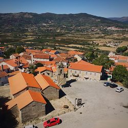 Residential buildings in town