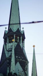 Low angle view of traditional building against sky