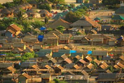 Houses in town