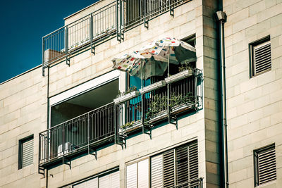 Low angle view of residential building