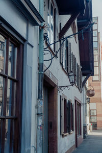 Low angle view of residential buildings