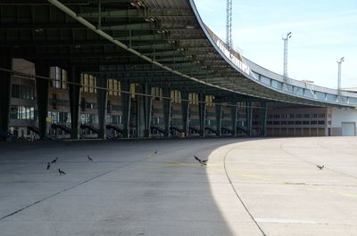View of building against cloudy sky