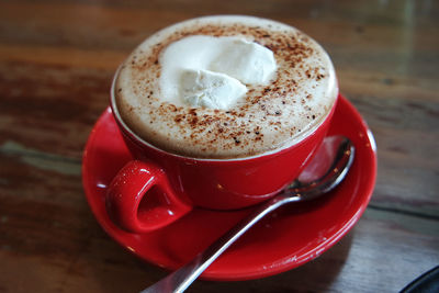 Close-up of coffee cup