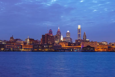 View of city at waterfront