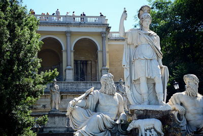 Statue of historical building