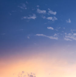 Low angle view of sky at sunset