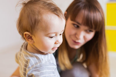 Portrait of cute baby girl