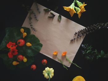 Close-up of fruits on table