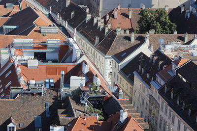 Residential buildings in city