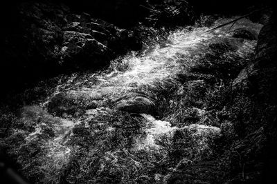 Rocks in water