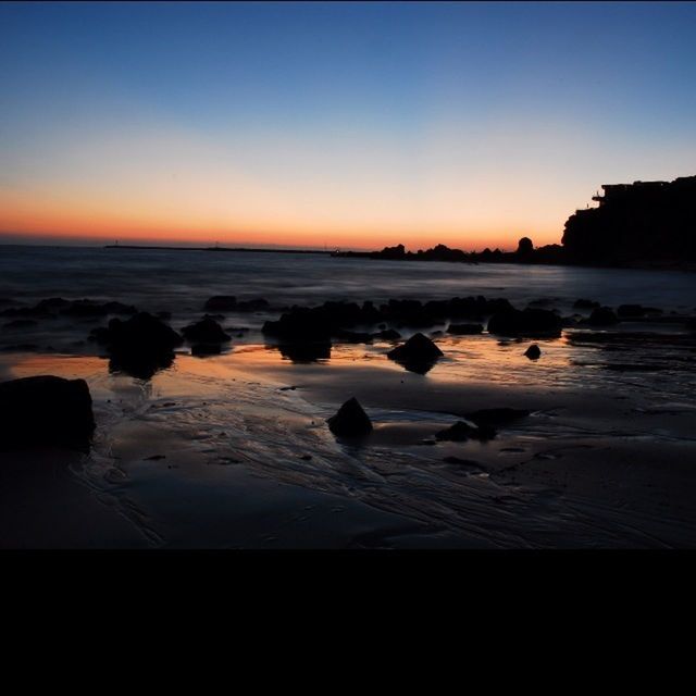 Beach #longexposure #lowlight #shore #sunset