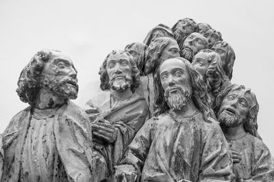 Low angle view of statue