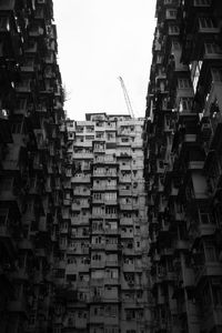 Low angle view of buildings against sky