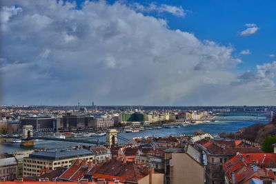 Budapest view from fishermans bastion
