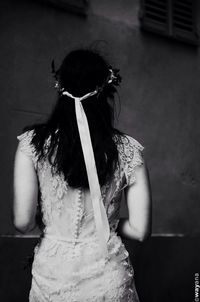 Beautiful woman standing on ground