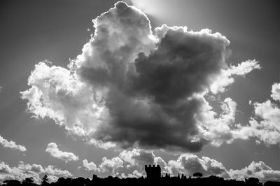 Low angle view of clouds in sky