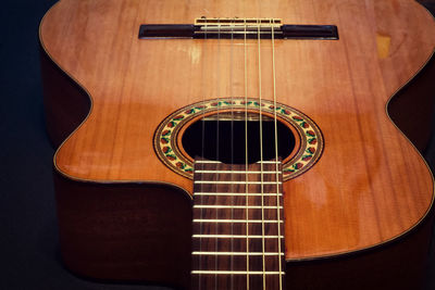Close-up of guitar