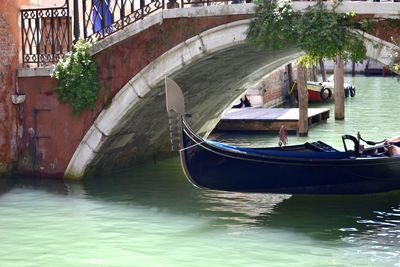 Boats in river