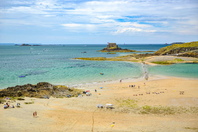 Group of people on beach