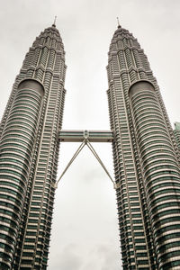 Low angle view of buildings against sky