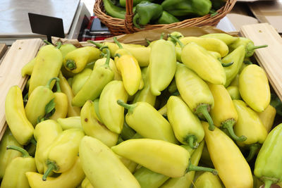 Vegetables for sale in market