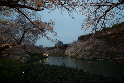 Scenic view of river against sky