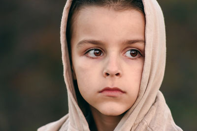 Close-up of young woman