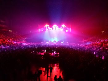 Crowd at music concert