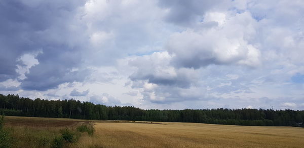 Panoramic view of landscape against sky