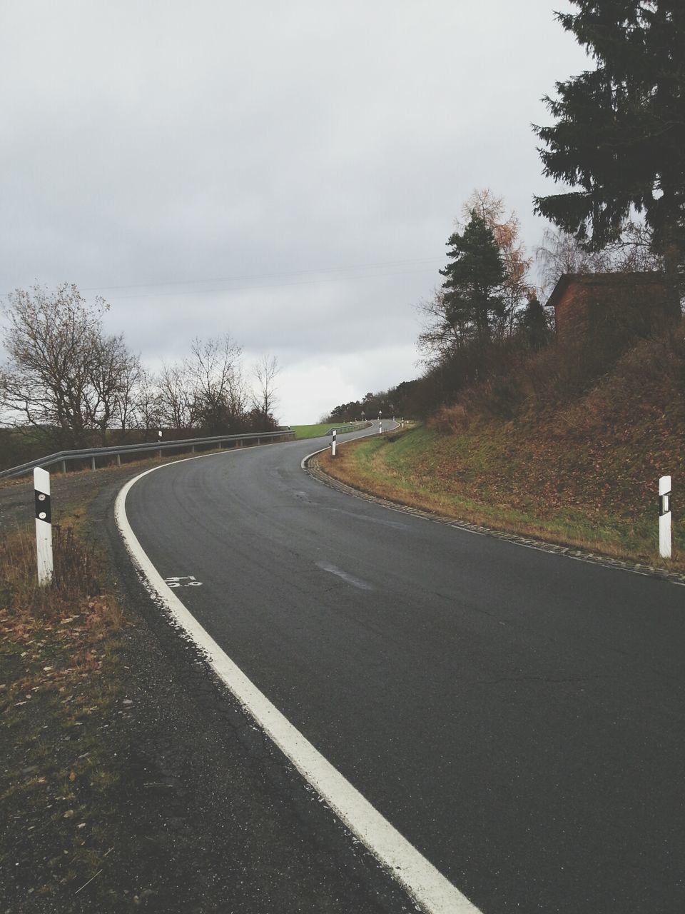 the way forward, road, transportation, tree, road marking, diminishing perspective, sky, vanishing point, country road, empty road, street, asphalt, empty, tranquility, tranquil scene, cloud - sky, landscape, nature, road sign, day