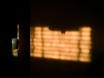 Close-up of window at home