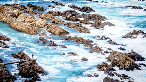 Rocks on shore