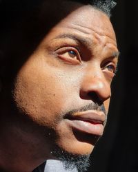 Close-up portrait of woman