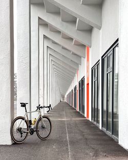 Bicycle on wall