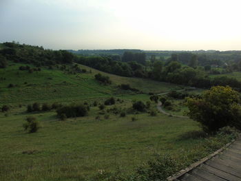 Scenic view of landscape against sky