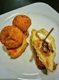 Close-up of served food