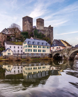 Old castle of runkel in hessen, germany