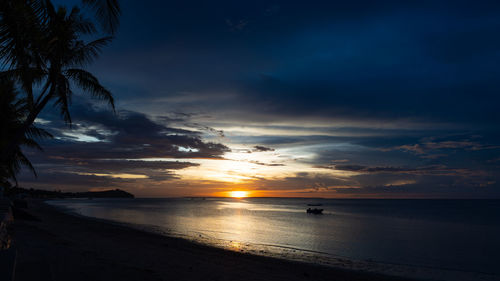 Sunset ars seen in daanbantayan, cebu, philippines 