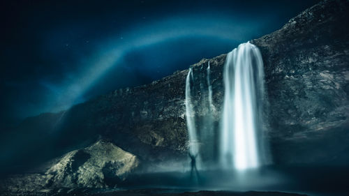 View of waterfall